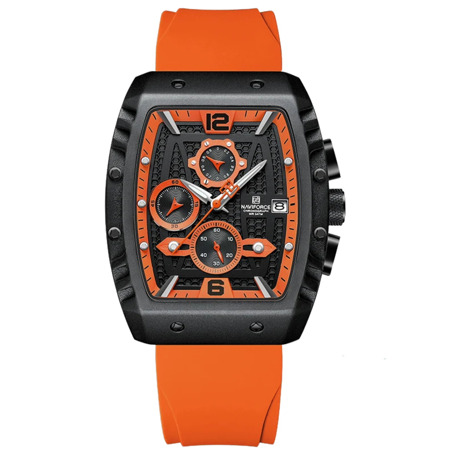 Relógio Cronógrafo Masculino Desportivo NAVIFORCE NF8025  Resistente à Água