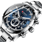 CURREN Chrono Blue – Edição Premium by Frazione