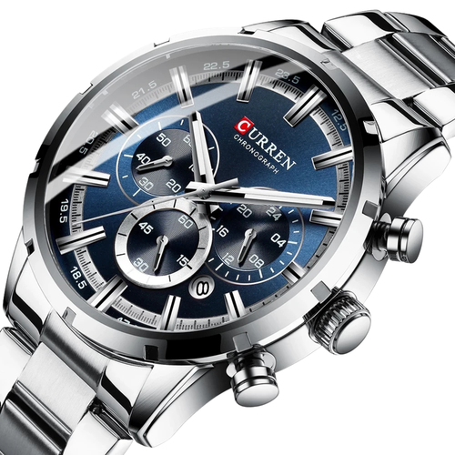 CURREN Chrono Blue – Edição Premium by Frazione