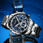 CURREN Chrono Blue – Edição Premium by Frazione