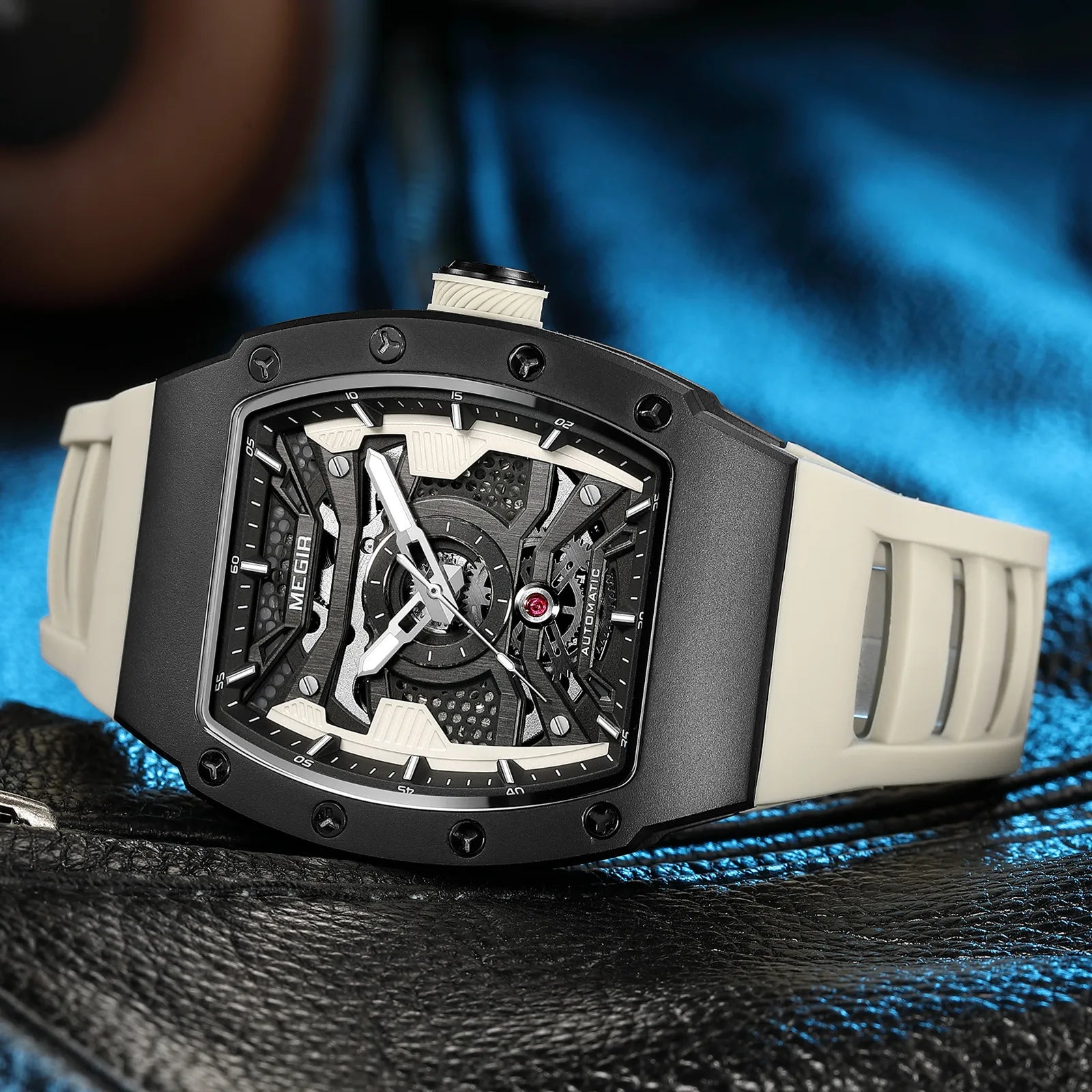 MEGIR Skeleton Automatic 8604 – Relógio Masculino