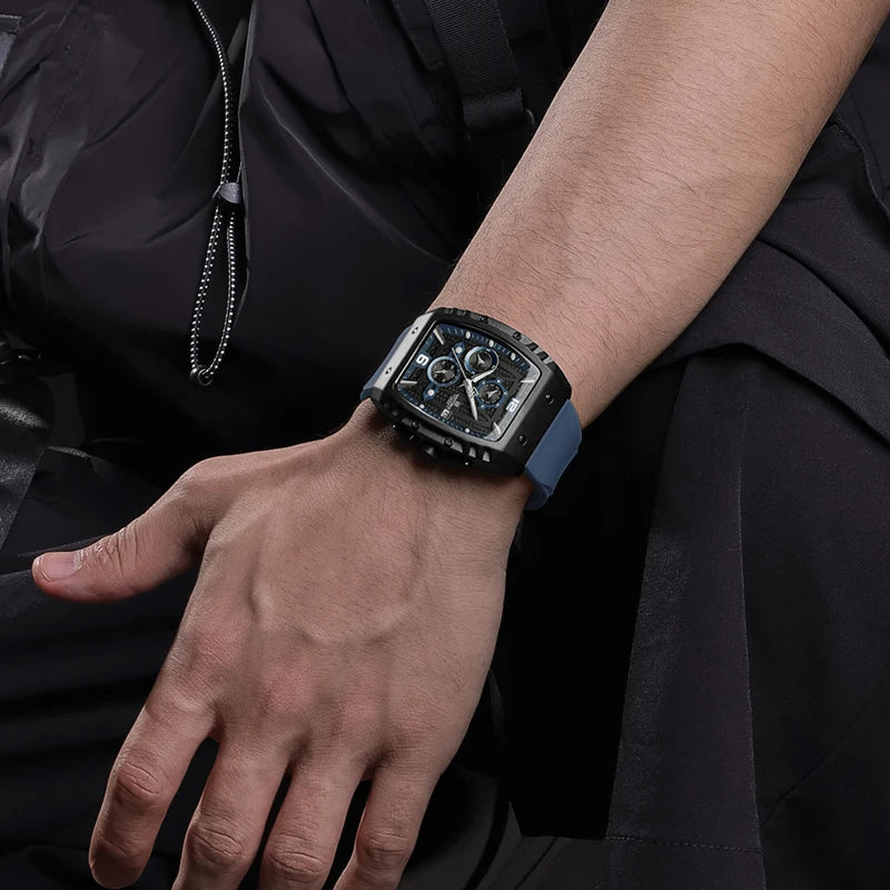 Relógio Cronógrafo Masculino Desportivo NAVIFORCE NF8025  Resistente à Água